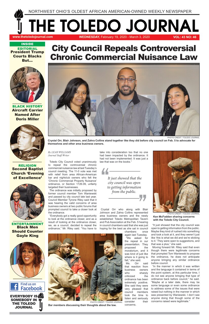 The Toledo Journal February 19, 2020