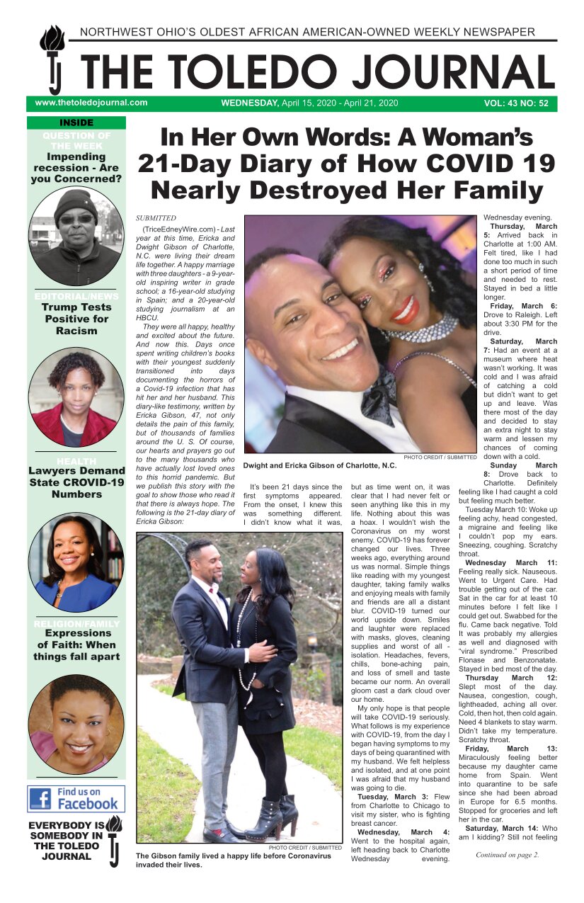 The Toledo Journal April 15, 2020