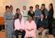 Mother Doris Williams-Johnson celebrates 85th Birthday with family and friends at her church home