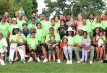 The Barnhill’s first family reunion held on Labor Day Weekend